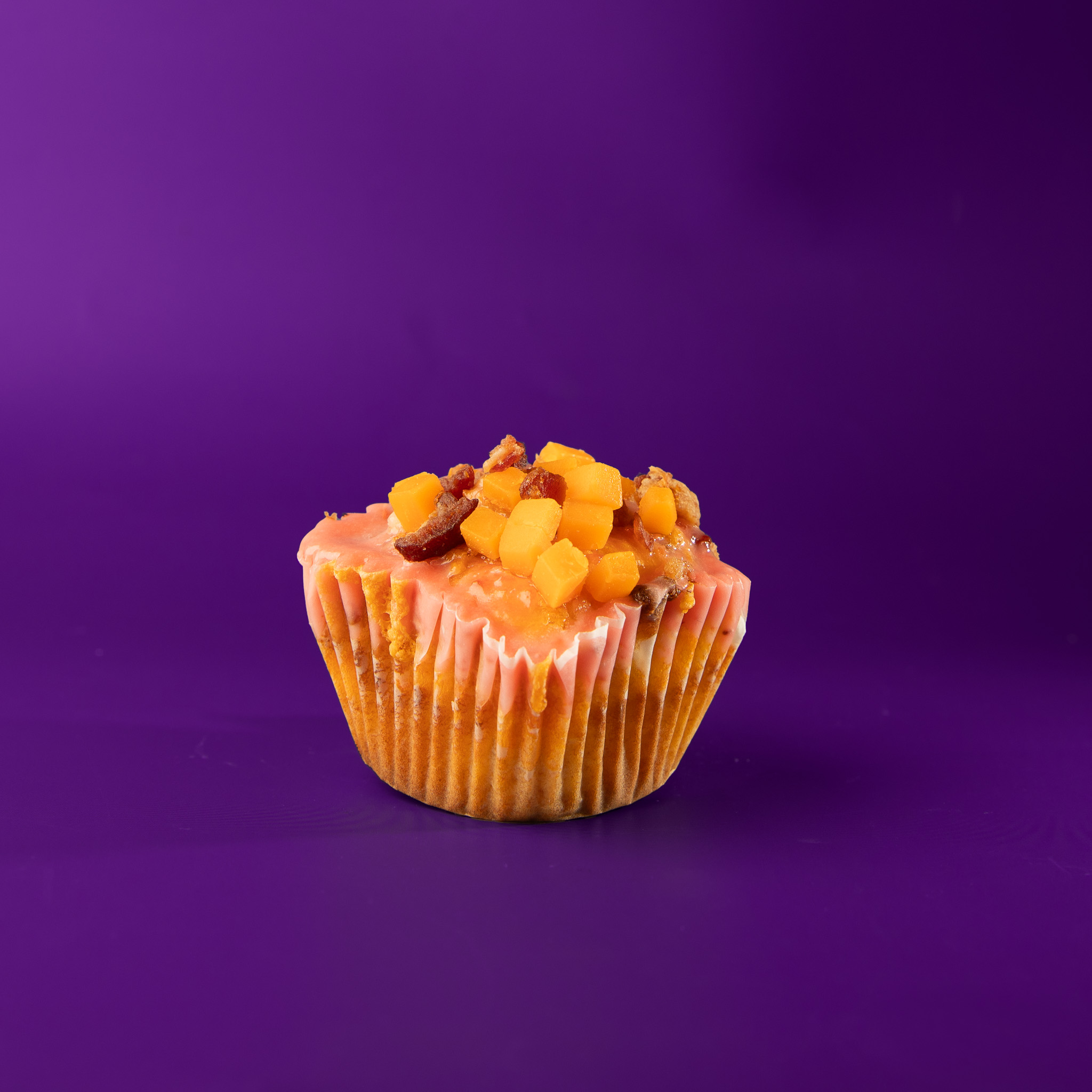 Strawberry Cheddar Bacon Cupcake